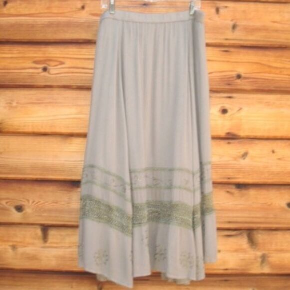 NWT Army Green Long Skirt - Picture 1 of 6
